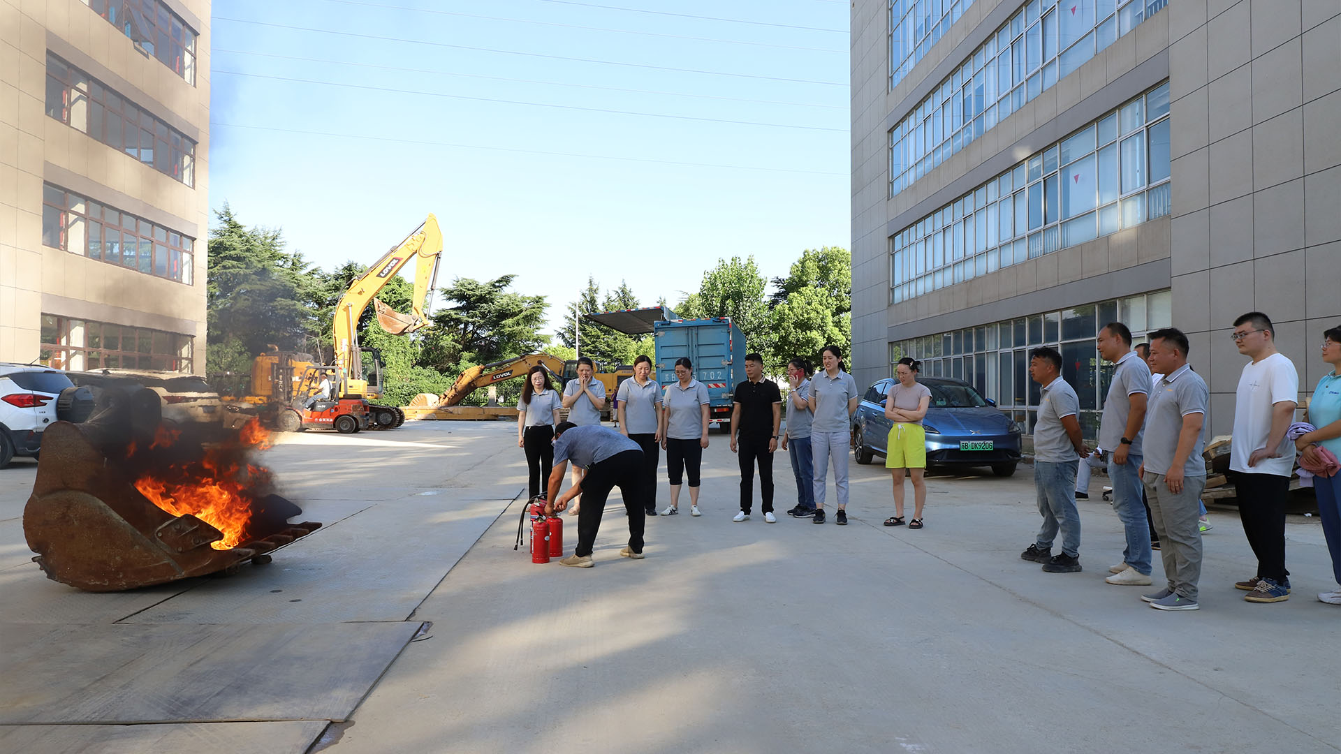 以演筑“防”，防范未“燃”丨銳馬開展消防安全應急救援演練